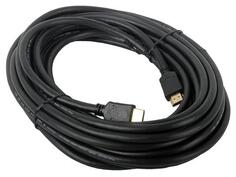 Кабель HDMI 10м Gembird CC-HDMI4-10M круглый черный