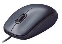 Мышь проводная Logitech M90 серый USB 910-001794/910-001793
