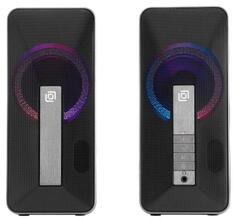 Колонки Оклик OK-130 2.0 черный 20Вт BT портативные Oklick