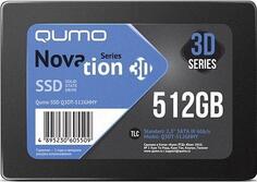 Твердотельный накопитель SSD 2.5 512 Gb QUMO Novation 3D Read 540Mb/s Write 520Mb/s 3D NAND TLC Q3DT-512GHHY