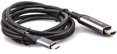 Кабель-адаптер USB 3.1 Type-Cm --&gt; HDMI A(m) 4K@60Hz, 1.8m ,Aluminium Shell,VCOM &lt;CU423MC-1.8M&gt;