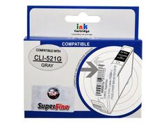 Картридж SuperFine CLI-521GY CLI-521GY для для Canon PIXMA iP3600 iP4600 MP540 MP620 MP630 MP980 535стр Серый