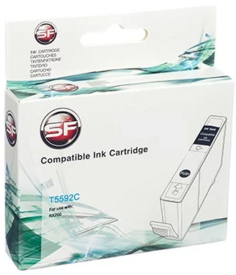Картридж SuperFine SF-T5592C для Epson Stylus Photo RX700 400стр Голубой