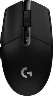 Мышь беспроводная Logitech G304 черный USB + радиоканал
