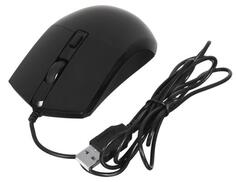 Мышь Оклик 207M черный оптическая (2400dpi) USB (4but) Oklick