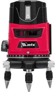 Лазерный уровень CRL-30R, 30 м, красный луч, батарейки, резьба 5/8// MTX Matrix