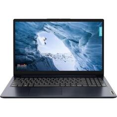 Ноутбук 15.6 HD LENOVO IdeaPad 1 blue (Cel N4020/8Gb/256Gb SSD/VGA int/noOS) ((82V700DLFE))