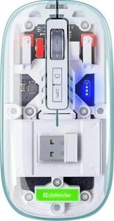Мышка WRL IXES MM-999 LED 2.4G+BT 2400DPI 52999 DEFENDER