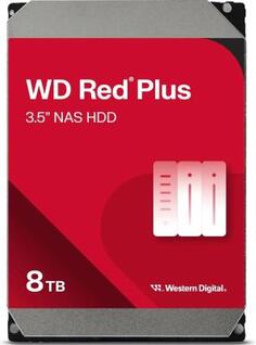 Жесткий диск 3.5 8 Tb 5640 rpm 256 Mb cache Western Digital Red Plus SATA III 6 Gb/s WD80EFPX