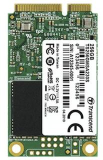 Твердотельный накопитель SSD mSATA 256 Gb Transcend TS256GMSA230S Read 550Mb/s Write 400Mb/s 3D NAND TLC