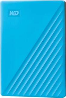 Внешний жесткий диск 2.5 2 Tb USB 3.0 Western Digital My Passport голубой WDBYVG0020BBL-WESN