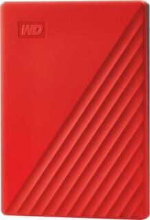 Внешний жесткий диск 2.5 2 Tb USB 3.0 Western Digital My Passport красный