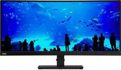 Монитор Lenovo 34 ThinkVision P34w-20 черный IPS LED 6ms 21:9 HDMI M/M HAS Piv 300cd 178гр/178гр 3440x1440 60Hz DP WQ HD 2K (1440p) USB 10.8кг