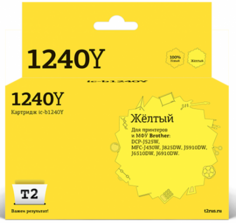 Картридж T2 TK-570Y для для Brother DCP-J525W/MFC-J430W/J825DW/J5910DW/J6510DW/J6910DW 600стр Желтый