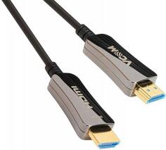 Кабель HDMI 50м VCOM Telecom D3742A-50M круглый черный