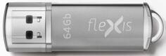 Флешка 64Gb Flexis RB-108 USB 2.0 серый