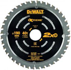 DeWalt Пильн.диск 190x30mm 40T п/террас. доске DT4394-QZ