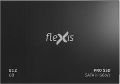 Твердотельный накопитель 512GB SATA3 6Гб/с TLC, Phison S12, серия PRO, Flexis