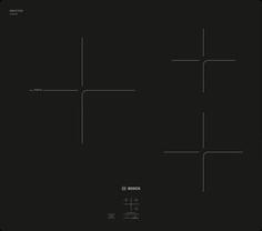 Serie 2, индукционная варочная поверхность, 60 см, стеклокерамика, черный, 3 индукционных зоны нагрева, управление TouchSelectBasic, распознавание нал Bosch