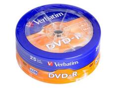 Диск DVD-R 4.7Gb Verbatim 16x Shrink/25 43730