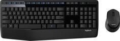 Клавиатура + мышь Logitech MK345 клав:черный мышь:черный USB 2.0 беспроводная Multimedia