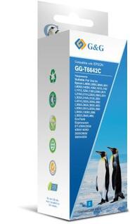Чернила G&amp;G GG-T6642C голубой100мл для Epson L100, L110, L120, L130, L132, L210, L222