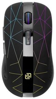 Мышь Оклик 976GW черный оптическая (1600dpi) беспроводная USB (6but) Oklick