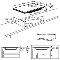 Варочная панель индукционная AEG IKE84471XB черный