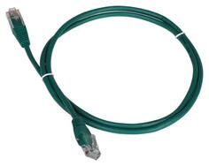 Патч-корд RJ45 - RJ45, 4 пары, UTP, категория 5е, 1 м, зеленый, TWT TWT-45-45-1.0-GN