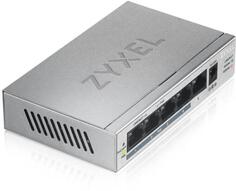 Коммутатор Zyxel GS1005HP-EU0101F 5G 4PoE+ 60W неуправляемый