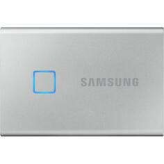 Внешний SSD диск 1.8 2 Tb USB Type-C Samsung T7 Touch MU-PC2T0S/WW серебристый MU-PC2T0S/WW