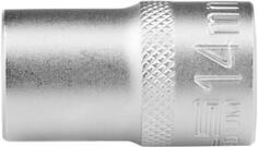 Головка торцевая, 14 мм, 12-гранная, CrV, под квадрат 1/2, хромированная// Stels