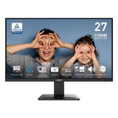 Монитор 27&amp;quot; MSI PRO MP273U Black (IPS, 3840x2160, HDMI+HDMI+DP, 4 ms, 178°/178°, 300 cd/m, 1000:1 (100M:1), 60Hz)