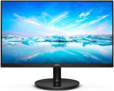 LCD PHILIPS 21.5 221V8 черный {VA 1920x1080 75Hz 4ms 8bit 4000:1 200cd 250cd DVI HDMI1.4 VESA}