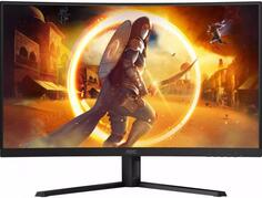 МОНИТОР 32 AOC CQ32G4VE Black (VA, изогнутый, 2560x1440, 180Hz, 0.5 ms, 178°/178°, 300 cd/m, 80M:1, +2xHDMI 2.0, +DP)