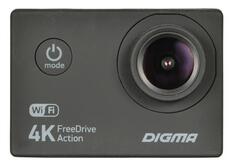 Видеорегистратор Digma FreeDrive Action 4K WiFi черный 8Mpix 2160x3840 2160p 140гр.