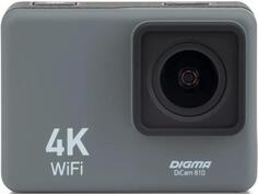 Экшн-камера Digma DiCam 810 серый