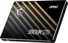 Твердотельный накопитель SSD 2.5 240 Gb MSI SPATIUM S270 Read 500Mb/s Write 400Mb/s 3D NAND TLC S78-440N070-P83
