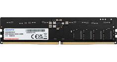 Оперативная память для компьютера 8Gb (1x8Gb) PC5-44800 5600MHz DDR5 UDIMM Unbuffered On-Die ECC CL46 A-Data AD5U56008G-S Adata