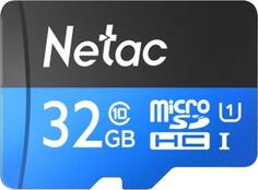 Флеш карта microSDHC 32GB Netac P500 &lt;NT02P500STN-032G-R&gt; (с SD адаптером) 80MB/s