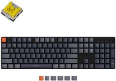 Беспроводная механическая ультратонкая клавиатура Keychron K5SE, Full Size, RGB подсветка, Banana Switch