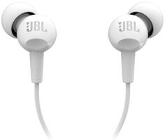 НАУШНИКИ ПРОВОДНЫЕ JBL C100SI гарнитура белые ( JBL C100SI WHT)