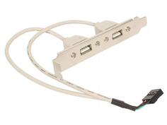 Планка в системный блок на 2 USB2.0 Gembird CCUSBRECEPTACLE Gembird2