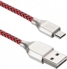 Кабель microUSB 1м ACD ACD-U927-M1R круглый черный/красный