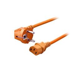 ZJE-001 Шнур (кабель питания) ACD SUPER HEAVY DUTY 3*2,5 S22C13, (Schuko - C13), 10А, оранжевый, 2,0 м {50}