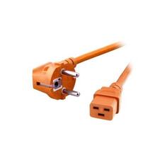 ZJE-002 Наименование: Шнур (кабель питания) ACD SUPER HEAVY DUTY 3*2,5 S22C19, (Schuko - C19), 16А, оранжевый, 2,0 м {40}