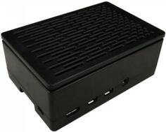 RA509 Корпус ACD Black ABS Case (Install 3010/3007 Fans or 3.5 Inch Touch Screen), совместим с креплением VESA Mount, for Raspberry PI 4B