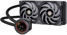 TOUGHLIQUID Ultra 240 [CL-W322-PL12GM-B] All-In-One Liquid Cooling System,Water Block 2.1&amp;quot; LCD,Fan 120*2,PWM 500~2500rpm/Gray/Intel LGA 1700 Thermaltake