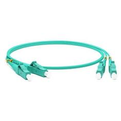 Hyperline FC-D2-503-LC/PR-LC/PR-H-30M-LSZH-AQ Патч-корд волоконно-оптический (шнур) MM 50/125(OM3)