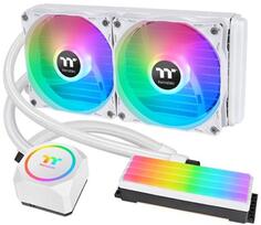 Жидкостная система охлаждения Thermaltake CL-W330-PL12WT-A Floe RC240 CPU&amp;amp;Memory AIO Liquid Cooler Snow Edition/All-in-one liquid cooling sys